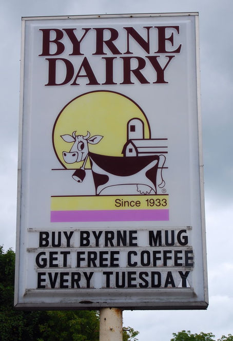 Byrne Dairy Store, Courtland, New York