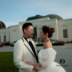 Griffith Observatory Wedding Photograph