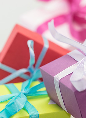 Colorful gift boxes