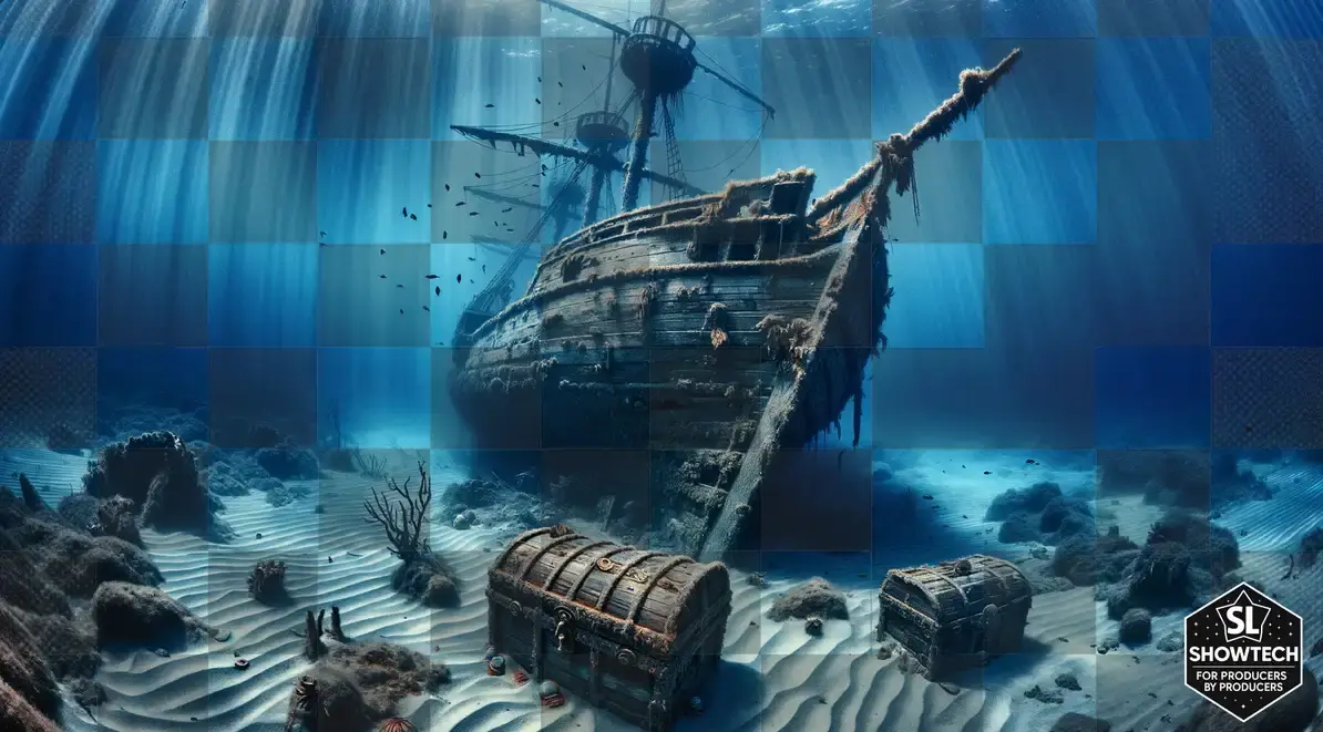 Scenic Projection Images for The Underwater Musical