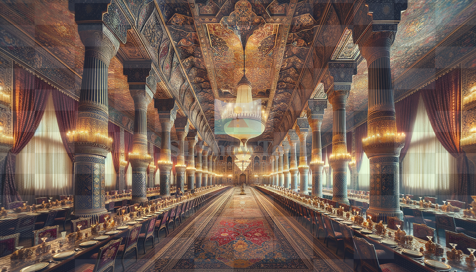 Thumbnail: Aladdin Scenic Projections - Agrabah Banquet Hall Interior