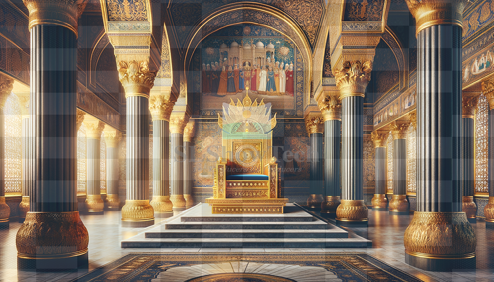 Thumbnail: Aladdin Scenic Projections - Sultan Throne Room Interior