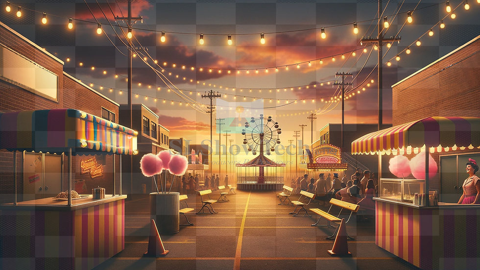 Thumbnail: Scenic Projection Images for Grease