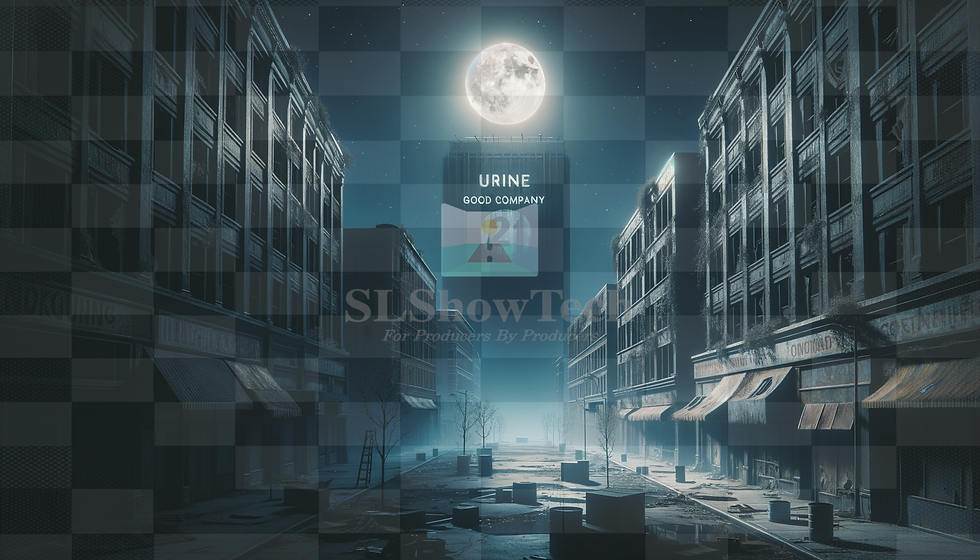 Thumbnail: Scenic Projection Images for Urinetown