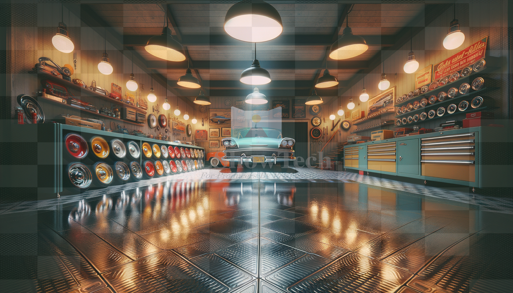 Scenic Projection Images for Grease