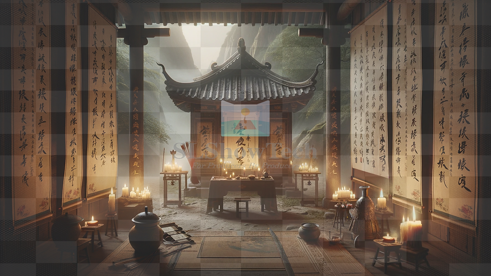 Scenic Projection Images for Mulan