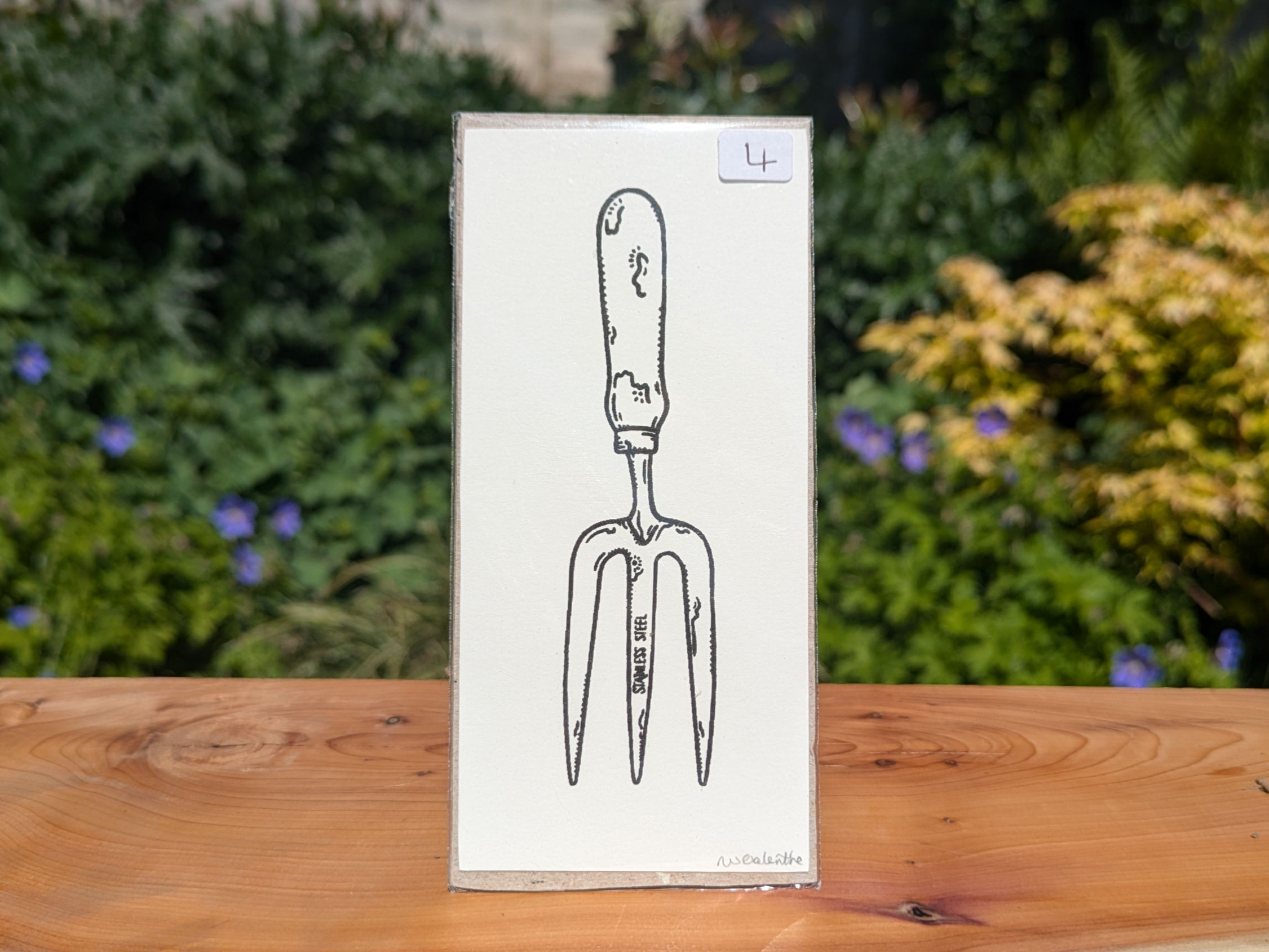 Fork - original Screen Print