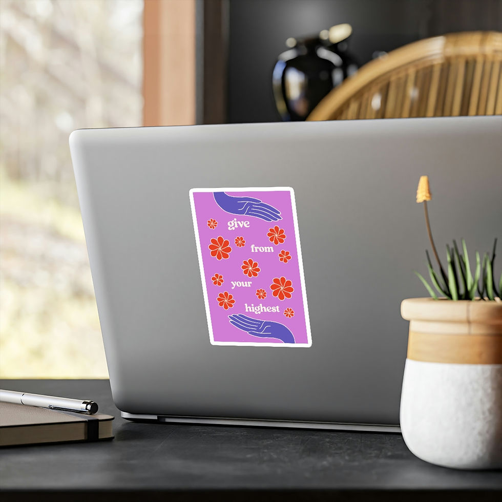 Thumbnail: Give From Your Highest Sticker