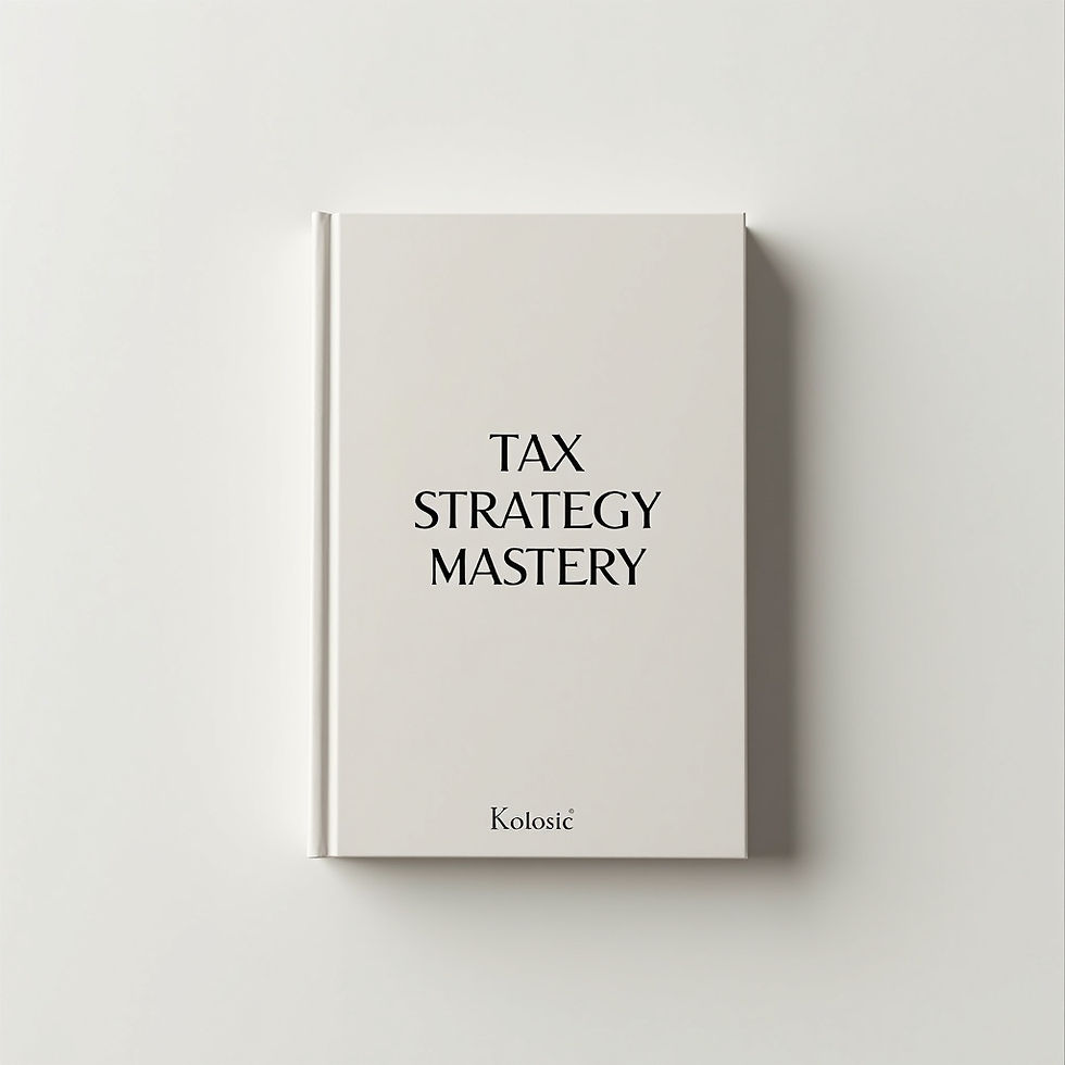 Tax Strategy Mastery