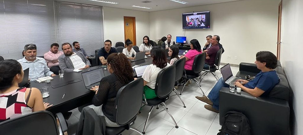 Reunião entre as ATIs e as Instituições de Justiça, realizada no dia 1º de setembro de 2023, em Belo Horizonte (MG).