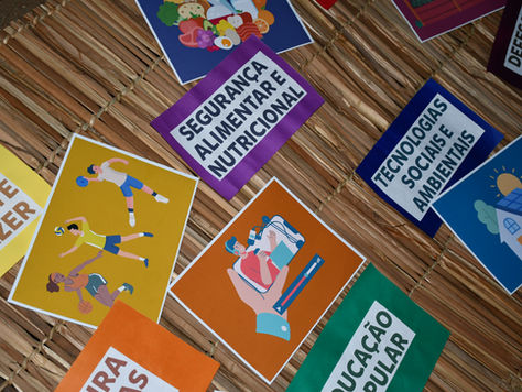 dinâmica com os eixos temáticos do Fundo de Participação Social