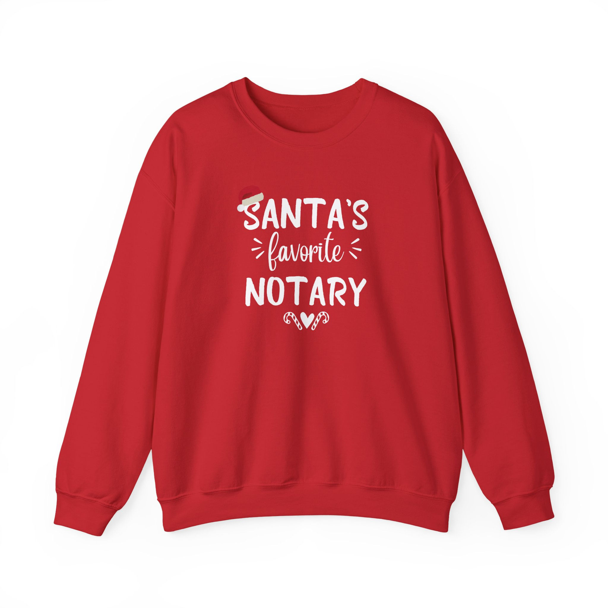 Santa's Favorite Notary Sweatshirt – Perfect for the Festive Notary