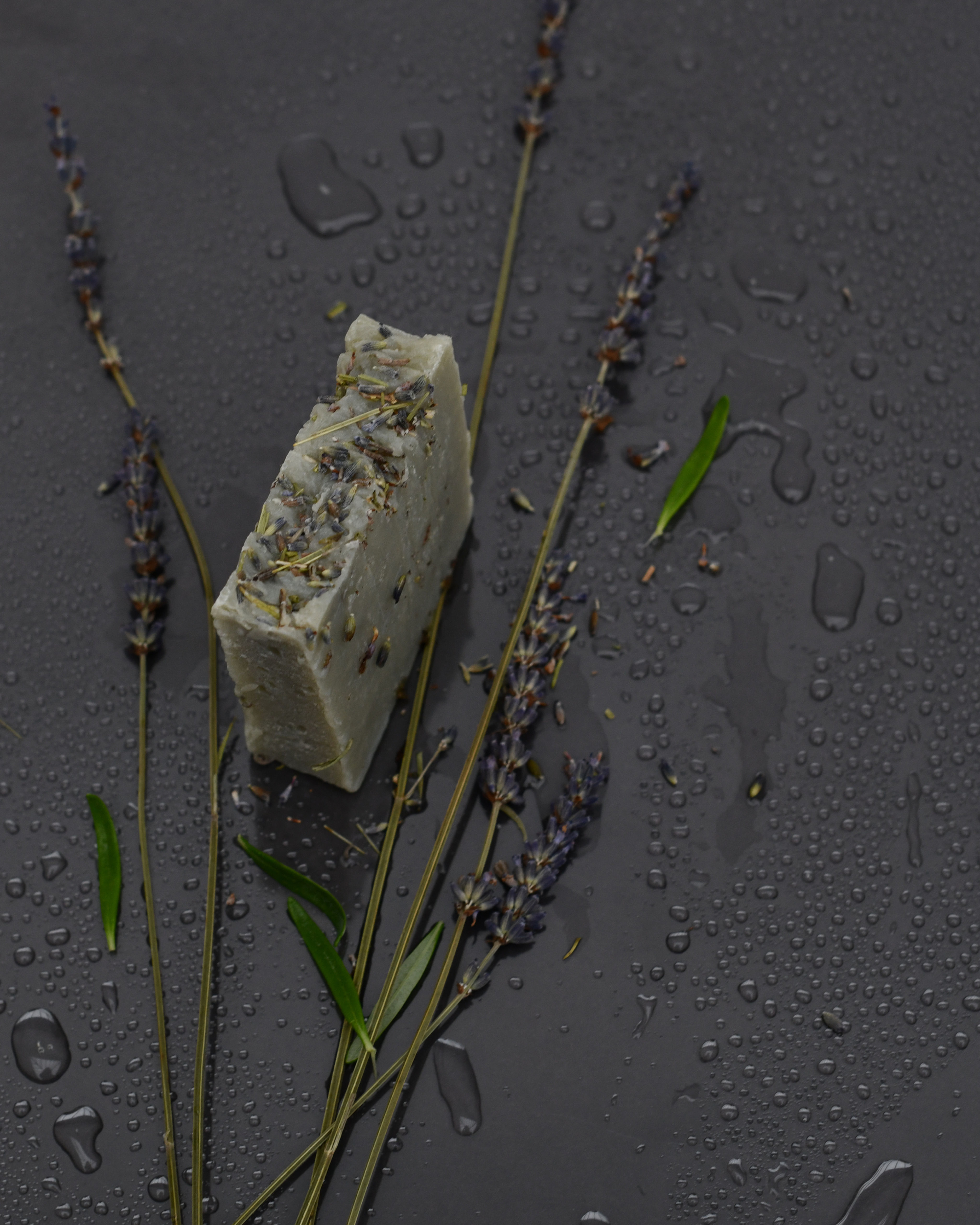 French Green Clay Shampoo / Body Bar with Lavender and Rosemary essential oils.