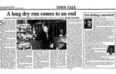 Gut Feelings Uncorked, end of Prohibition