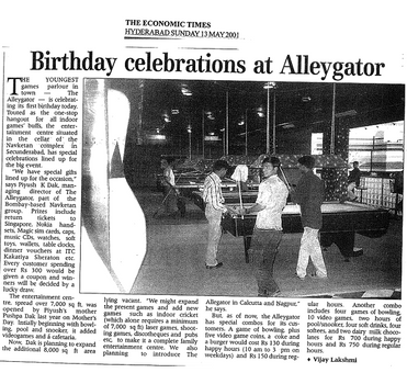 Birthday Celebrations at Alleygator