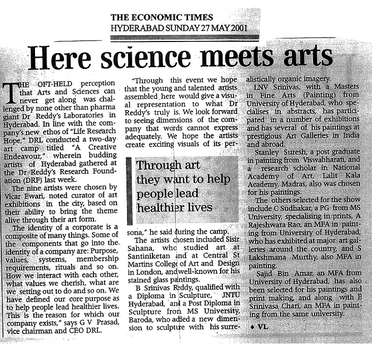 Here Science Meets Arts