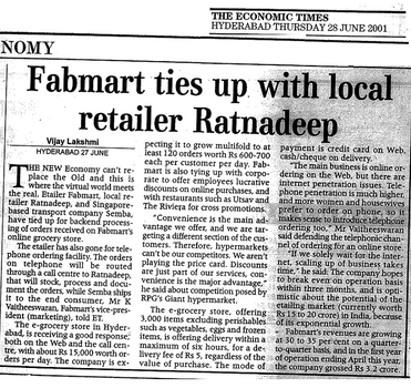 Fabmart-Ratnadeep Partnership