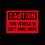 Miniatura: PEGATINA CAUTION LEFT HAND DRIVE