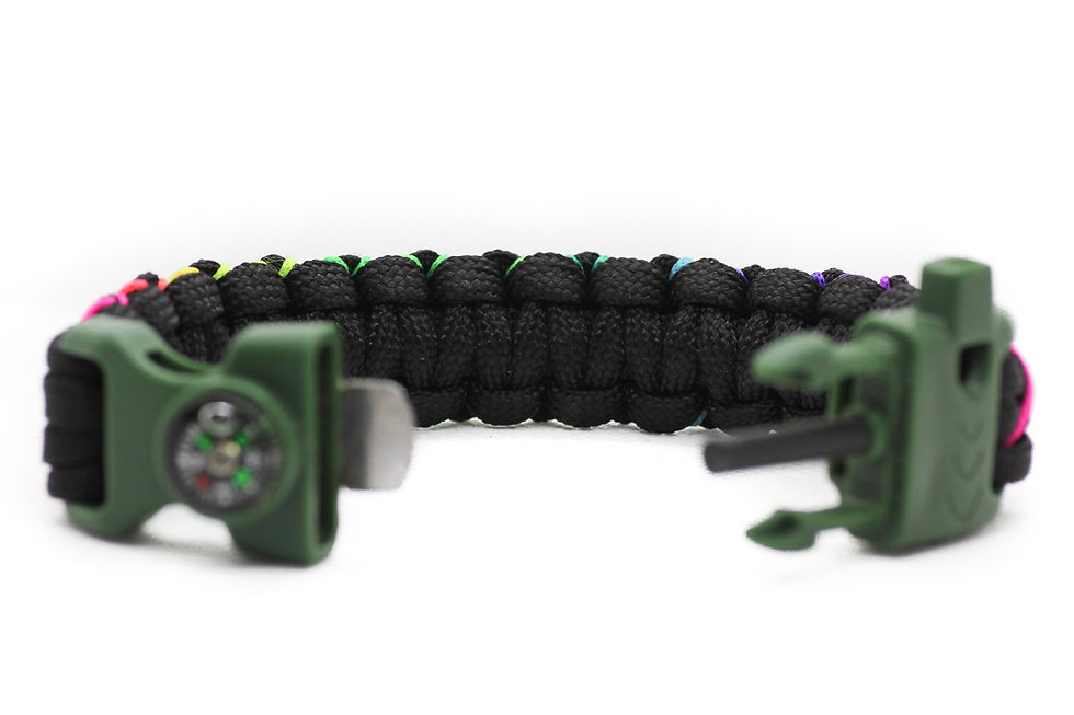 Thumbnail: PULSERA SUPERVIVENCIA PARACORD