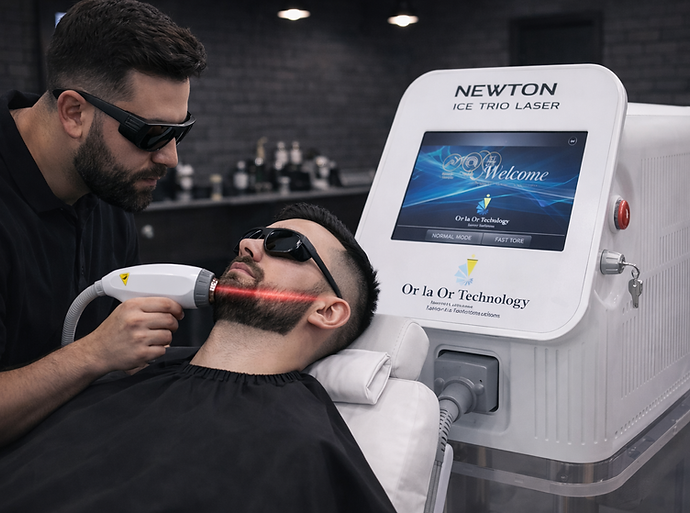 מכשיר לייזר ניוטון-אור לעור טכנולוגיות- -מכירת לייזר-  J למספרות-עיצוב זקן.png