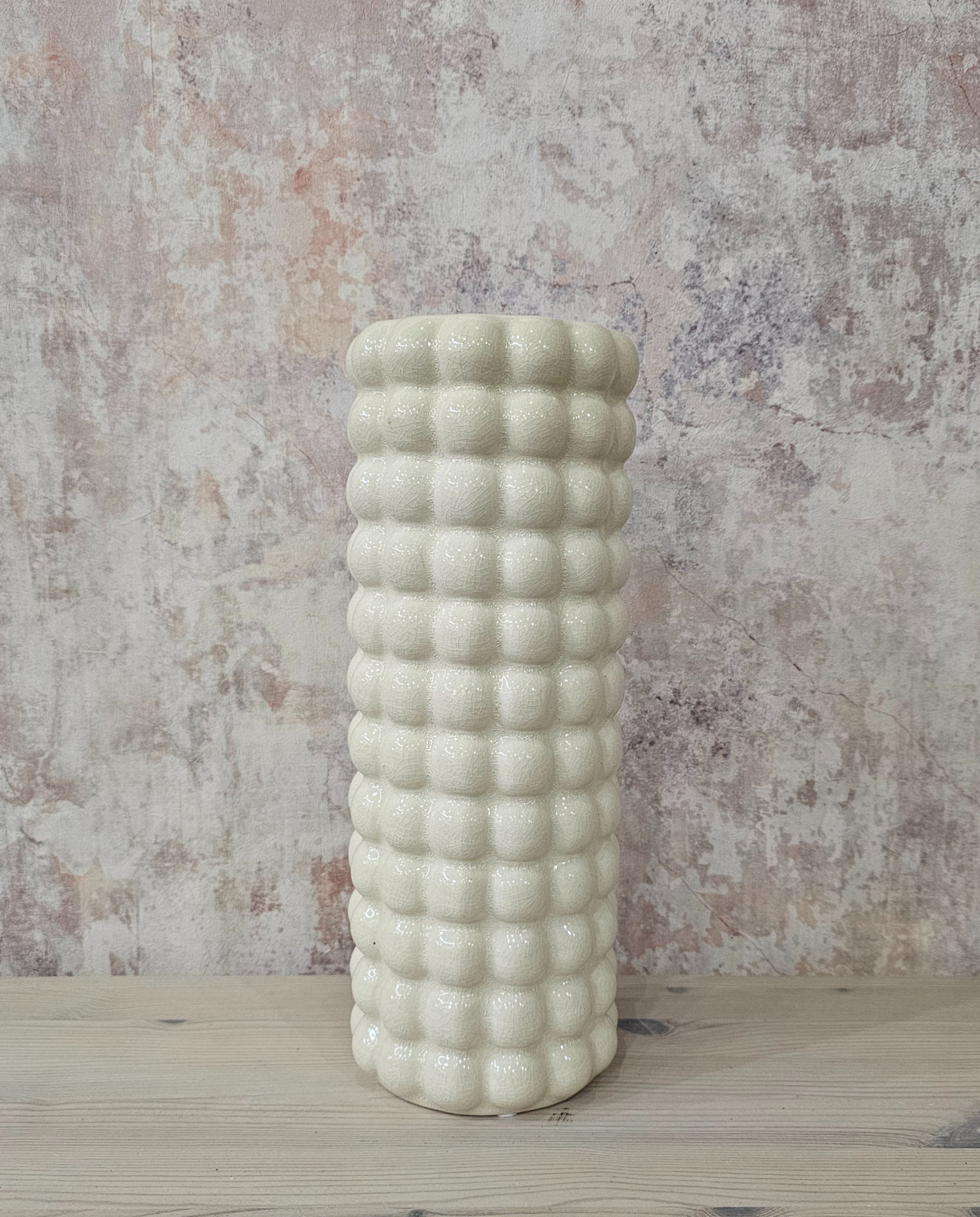 Cream Bubble Vase