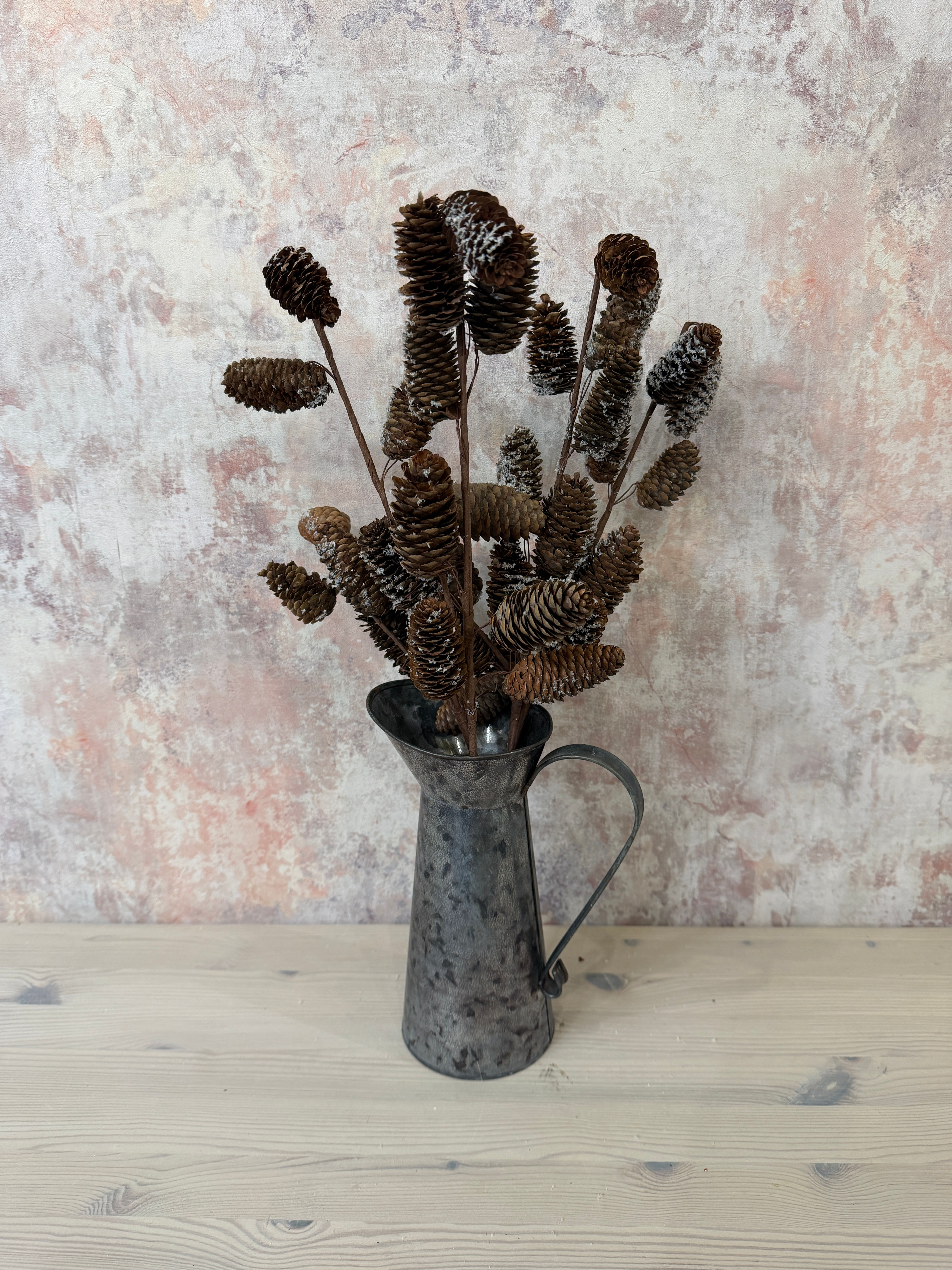Faux Xmas Snowdrift Cone Stem