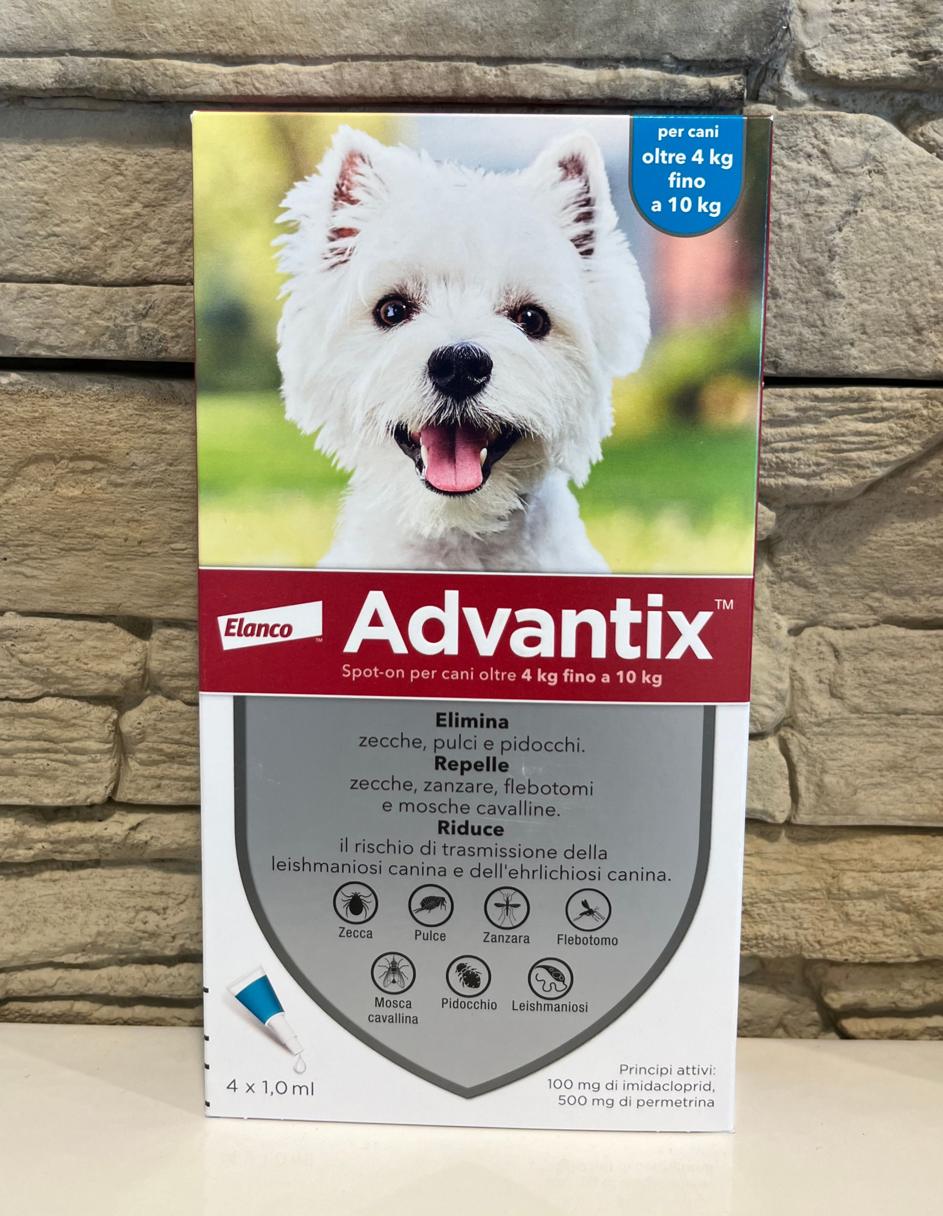 Antiparassitario Advantix Spot On 4 Pipette 4-10Kg