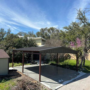 custom built car port