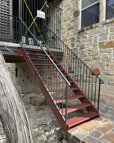 metal staircase