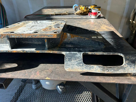 attachment plate welding repair