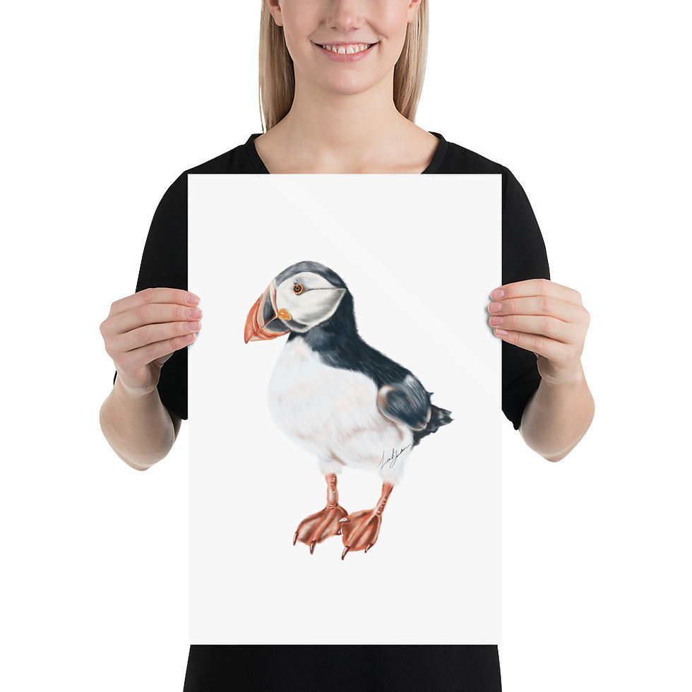 Thumbnail: Linamal Puffin Poster