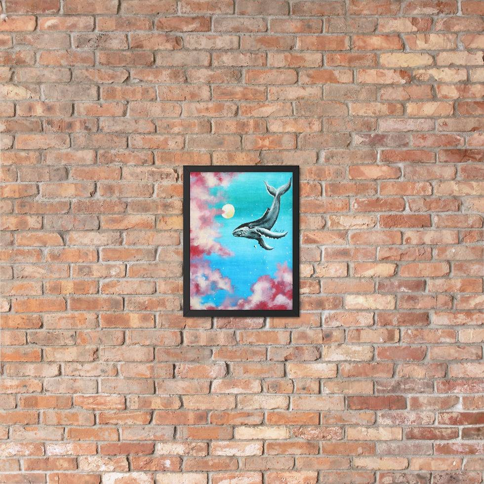 Thumbnail: Echo on the cloud-Framed Poster
