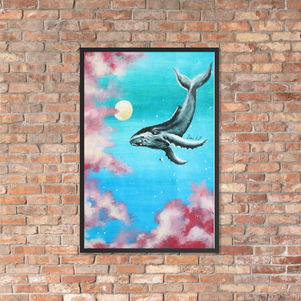 縮圖：Echo on the cloud-Framed Poster