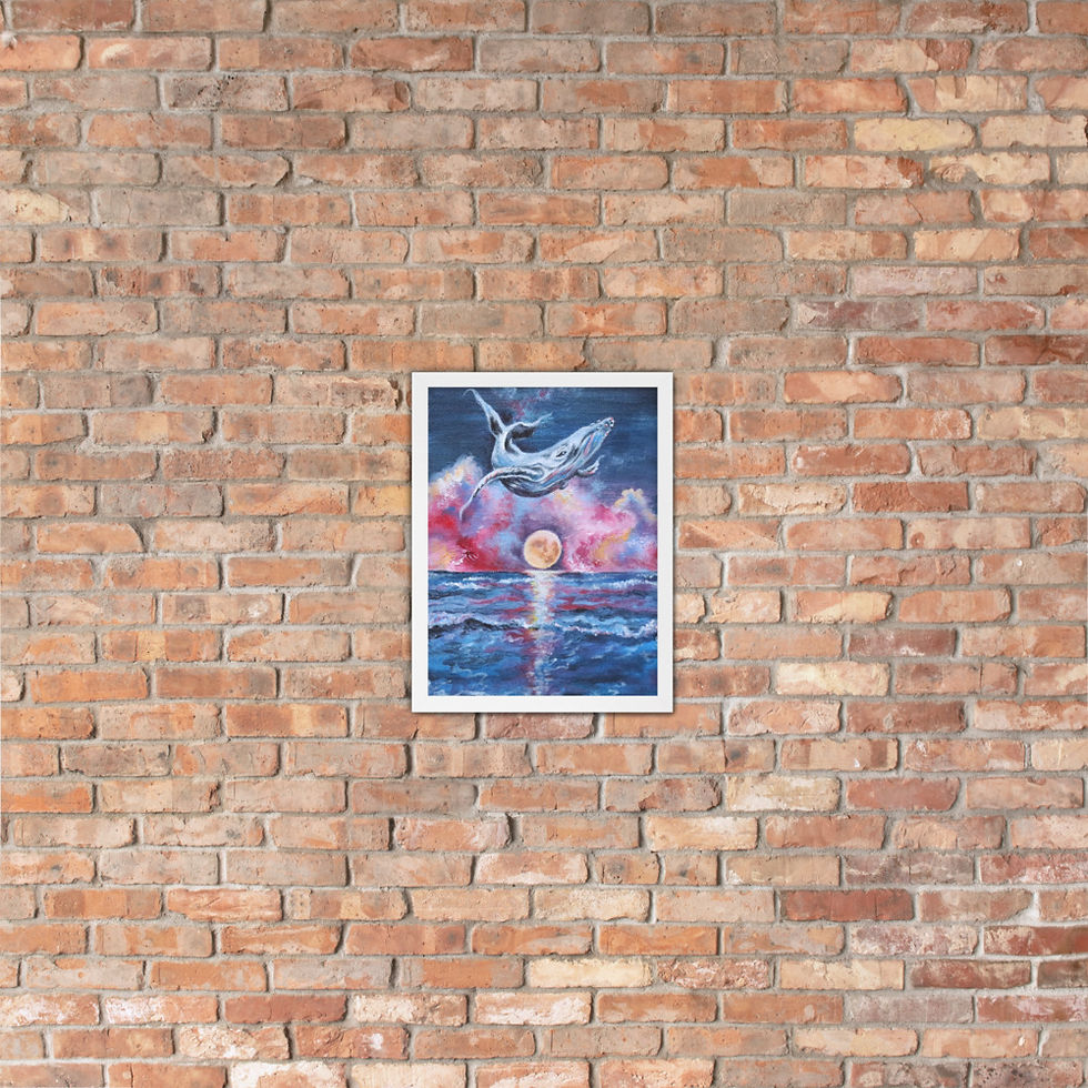 縮圖：A vivid dream-Framed Poster