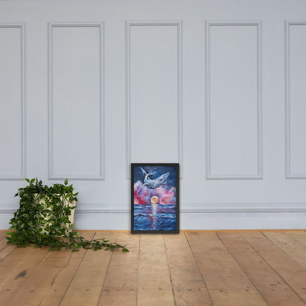 縮圖：A vivid dream-Framed Poster