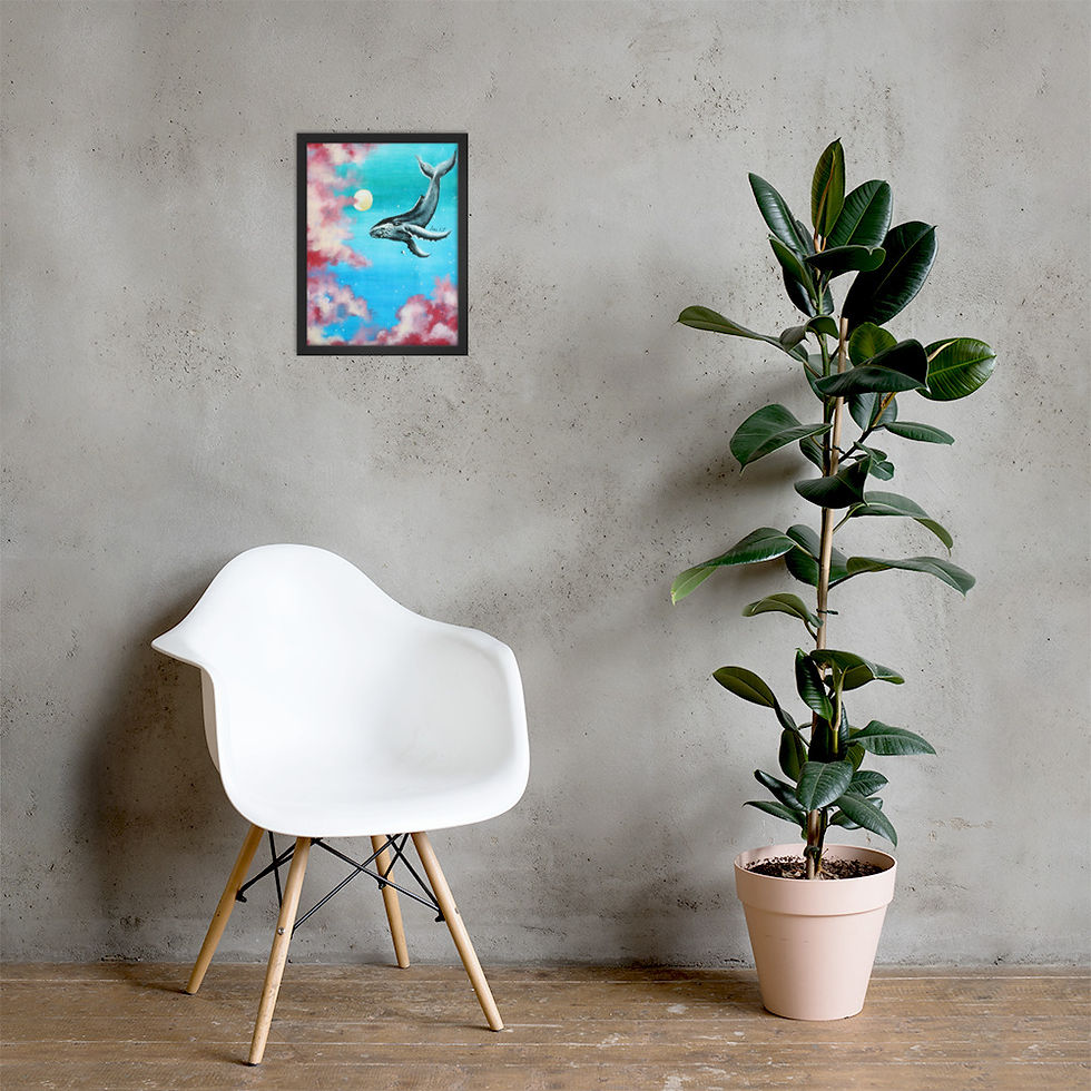Thumbnail: Echo on the cloud-Framed Poster
