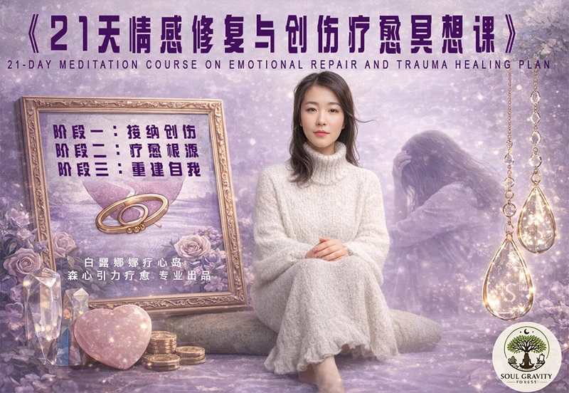 金钱型焦虑失眠疗愈计划
白露娜娜疗心岛 
森心引力疗愈 专业出品
