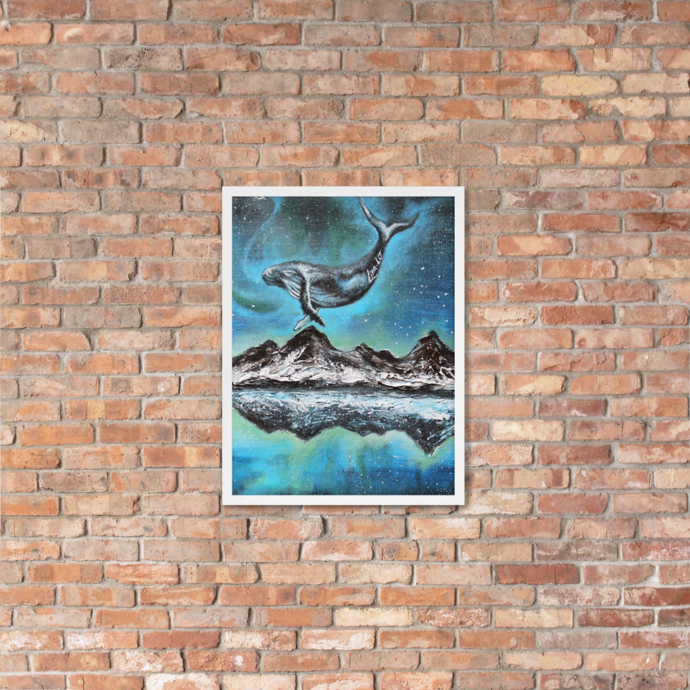 縮圖：Into the light-Framed Poster