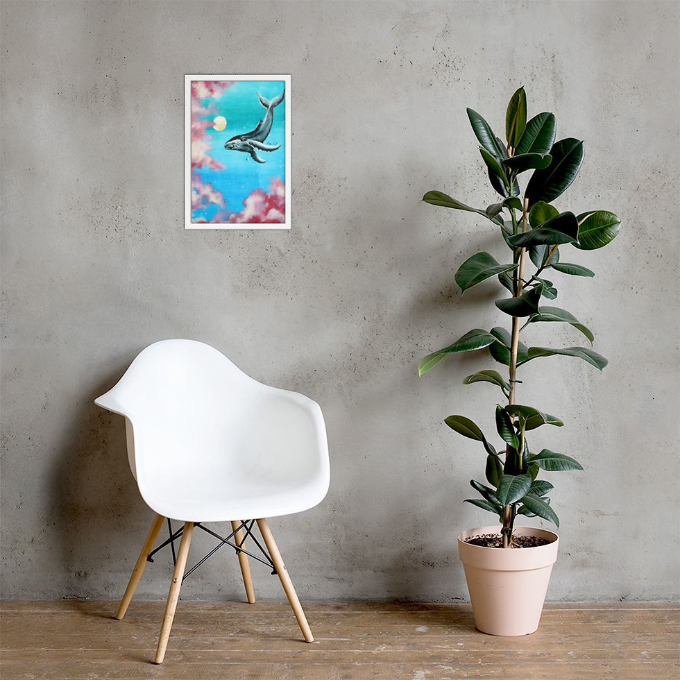 Thumbnail: Echo on the cloud-Framed Poster