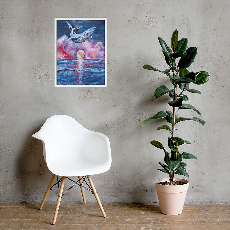 縮圖：A vivid dream-Framed Poster