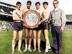 1969 Penn Relays 2 Mile Relay team photo