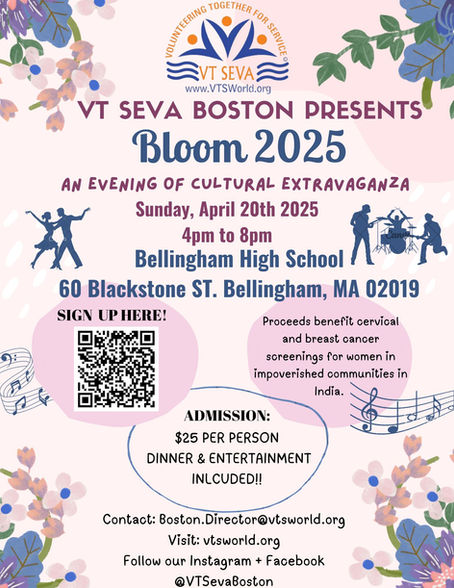 VT Seva Boston's Annual Bloom Event 2025