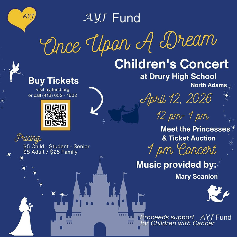 AYJ Fund Once Upon a Dream Children's Concert  2026