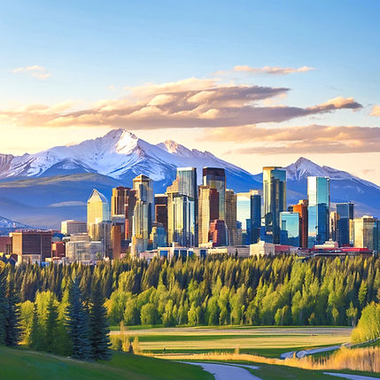 Calgary city with mountain view, with blue sky and sunny day_edited.jpg