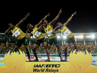 A seis dias do Mundial de Estafetas nas Bahamas, equipa da Jamaica com Bailey-Cole, Blake, Forte e P