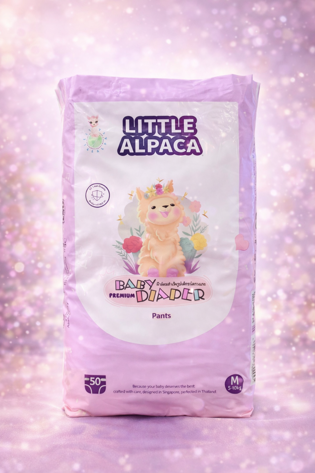 Little Alpaca M Size Pant Diapers (Recommended for use in Childcare and Daytime)