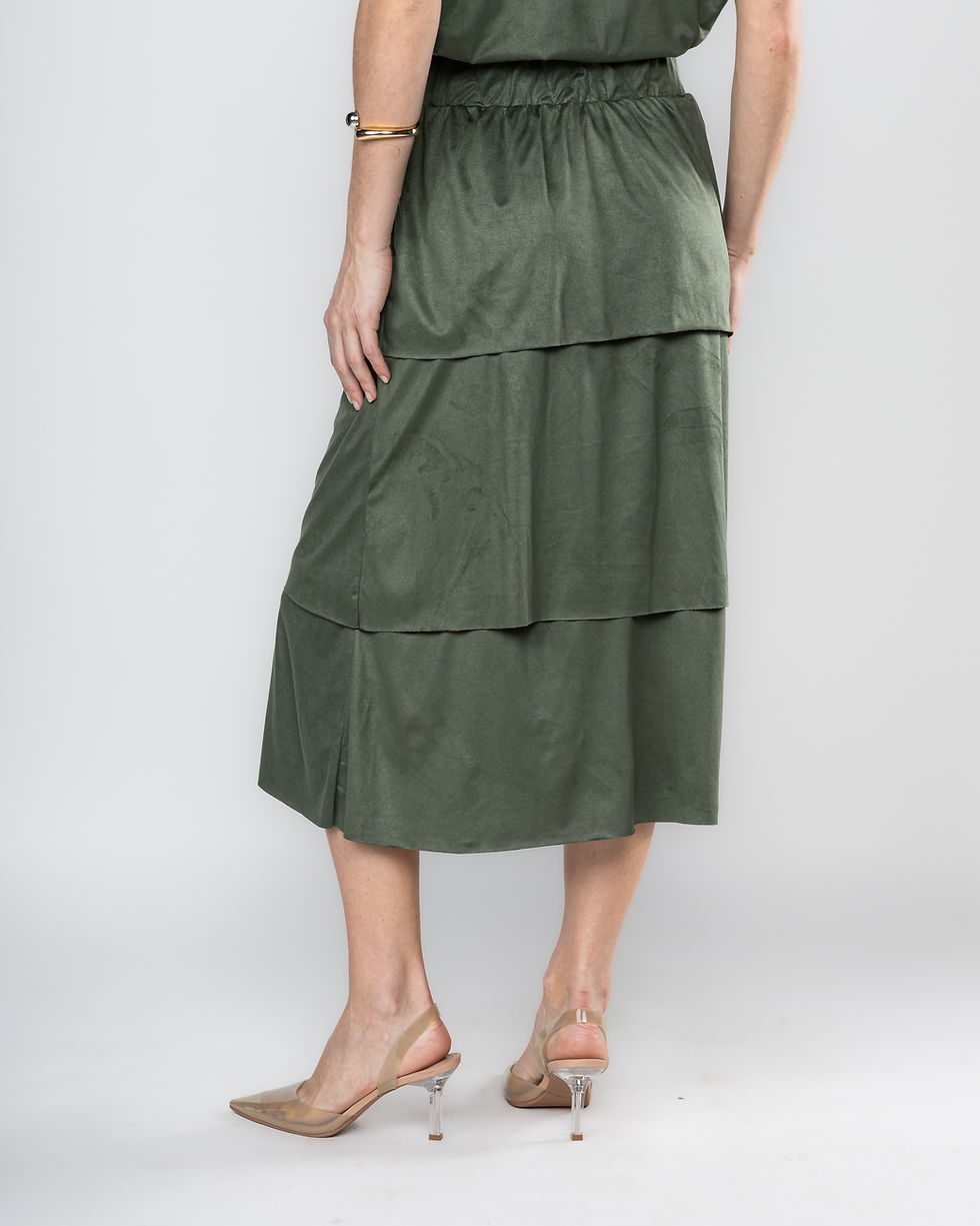 Miniatura: Saia Midi em suede Serena
