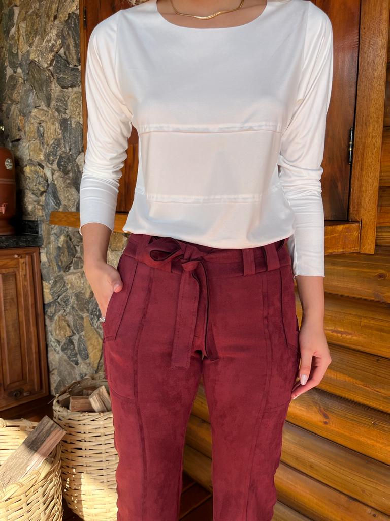 Miniatura: Calça Reta em malha Nobu Lívia