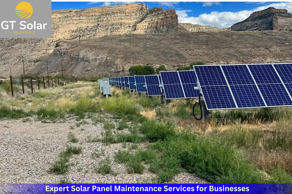 Solar Panel Maintenance Near Utah for Business Efficiency