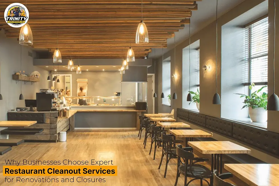 Restaurant Cleanouts Services in Florida for Renovations & Closures